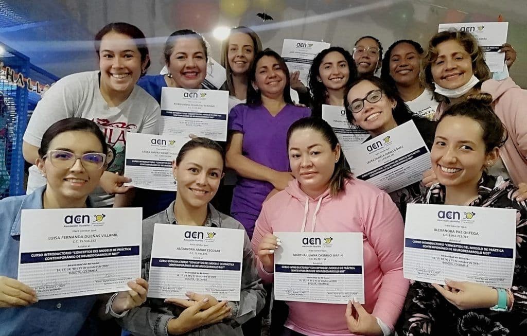 Finalizamos satisfactoriamente el último curso Introductorio NDT Bobath de 2021 en Bogotá