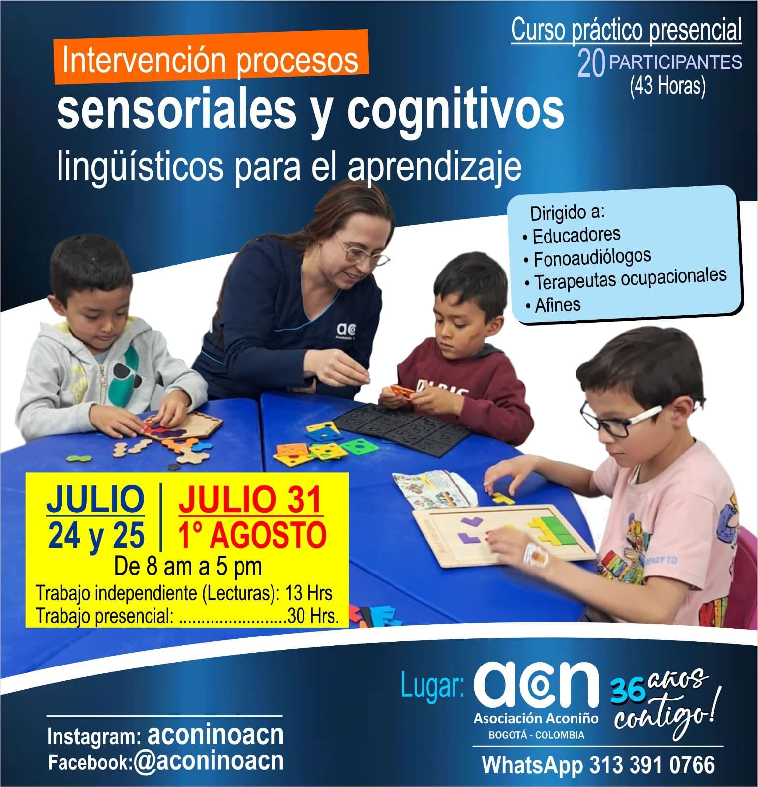 Intervención procesos sensoriales y cognitivos